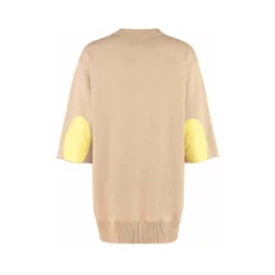 MM6 Maison Margiela Beige Strikkegenser - Elegant Overdel for Damer