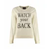 Boutique Moschino Beige Strikkejakke - Elegant Overdel for Damer