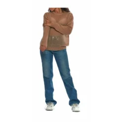 Forte Forte Brun Rundhalset Genser - Elegant Strikkejakke for Damer -Dame-strikkegensere Salg unnamed file 5123