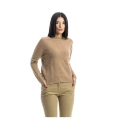 Aspesi SWEATER Brown - Elegant strikkejakke for damer -Dame-strikkegensere Salg unnamed file 519