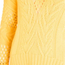 Guess Gul Strikkegenser - Elegant og Komfortabel Dameoverdel -Dame-strikkegensere Salg unnamed file 5201