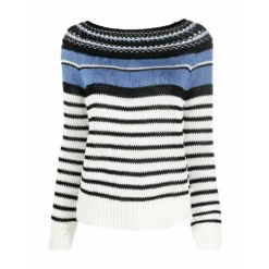 Ermanno Scervino BlÄ Genser - Elegant Strikkejakke for Damer