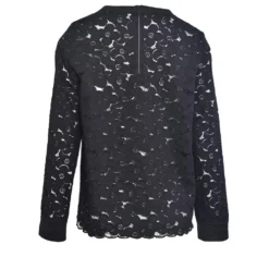 Luisa Cerano Genser Black - Elegant strikket genser for damer