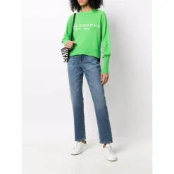 Philosophy Di Lorenzo Serafini Sweater Green - Elegant Dameoverdel i Strikk -Dame-strikkegensere Salg unnamed file 5212