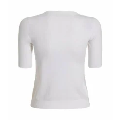 Guess Hvit Strikkegenser - Elegant og Komfortabel Dameoverdel