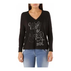 MET Knitwear Black - Elegant Dame Overdeler og Strikkejakker