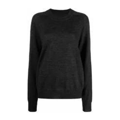 Maison Margiela Svarte Strikkegensere - Elegant Overdel for Damer