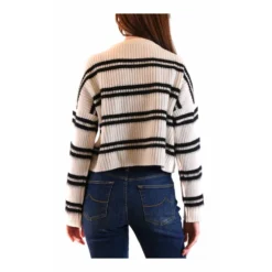 PINKO SWEATER White - Elegant strikkejakke for damer -Dame-strikkegensere Salg unnamed file 5284