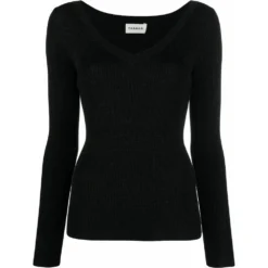 P.A.R.O.S.H. Knitwear Black - Elegant Dameoverdel i Strikk