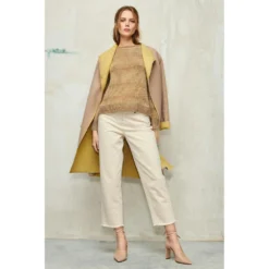 Luisa Cerano Brun Strikkegenser - Elegant og Komfortabel Dameoverdel -Dame-strikkegensere Salg unnamed file 5296