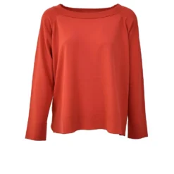 Liviana Conti Genser Orange - Strikket genserdame i høy kvalitet