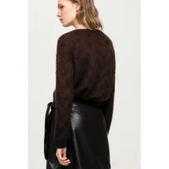 Luisa Cerano Genser Brown - Elegant strikket genser for damer -Dame-strikkegensere Salg unnamed file 5345