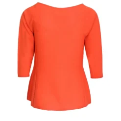 Liviana Conti Genser Orange - Elegant strikket genser for damer