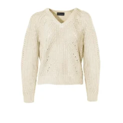 Princess Goes Hollywood Jersey Beige - Elegant Dameoverdel i Strikk