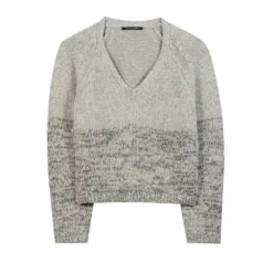 Luisa Cerano Trui Degraded Gray - Elegant strikket genser for damer