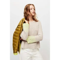 Luisa Cerano Genser Beige - Elegant strikket genser for damer