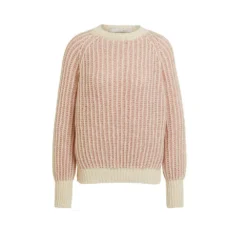 Oui Knitted Pink - Elegant Dame Overdeler i Strikk -Dame-strikkegensere Salg unnamed file 5402