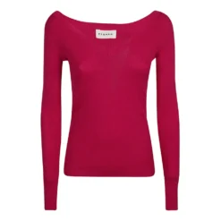 P.A.R.O.S.H. Sweater Pink - Elegant strikkejakke for damer