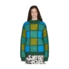Marni Geometric Jacquard Sweater Green - Elegant Dame Overdeler