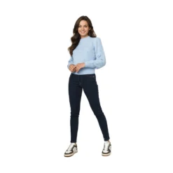 Scotch & Soda Dame Blå Strikkegenser - Elegant og Komfortabel -Dame-strikkegensere Salg unnamed file 5452