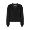 MOS MOSH Antea Sweater Black - Elegant strikkejakke for damer