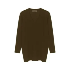 Sibin/Linnebjerg Brun Strikkegenser for Damer - Elegant og Komfortabel