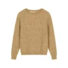 Sibin/Linnebjerg Sweater Beige - Elegant strikkejakke for damer