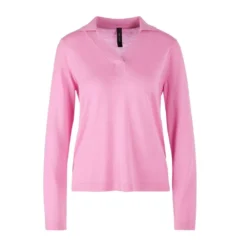 Marc Cain Pink Strikkejakke - Elegant Overdel for Damer