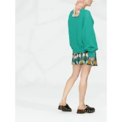 PINKO V-hals strikkejakke i grønn - Elegant og behagelig dameoverdel -Dame-strikkegensere Salg unnamed file 5571