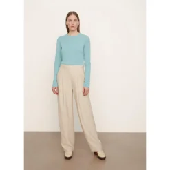 Vince Gensere i Blå - Elegant strikkejakke for damer -Dame-strikkegensere Salg unnamed file 5576