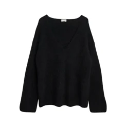 By Malene Birger Dipama Sweater Black - Elegant strikkejakke for kvinner