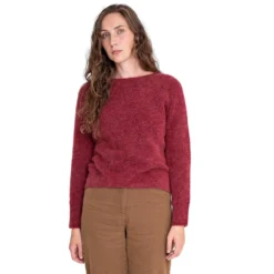 Johnny Love Alicia Mohair Sweater - Rød Strikkegenser for Damer
