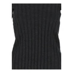 Aspesi Stretch Wool V-neck Ribbed Sweater - Grå, Langermet Damegenser -Dame-strikkegensere Salg unnamed file 576