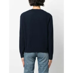 360Cashmere Sweater Blue - Elegant Dameoverdel i Mykt Kasjull