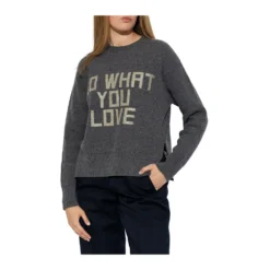 Golden Goose Sweater With Logo Gray - Premium Dame Strikkegenser -Dame-strikkegensere Salg unnamed file 605