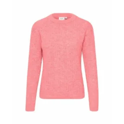 Saint Tropez Genser Pink - Elegant Strikkegenser for Damer