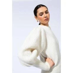 Maud Emily Knit - Off White White | Elegant Strikkejakke for Damer -Dame-strikkegensere Salg unnamed file 631