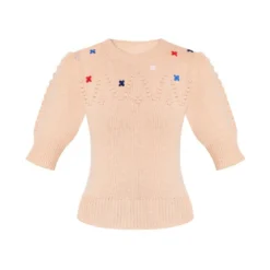 See by Chloé Rosa Kortermet Strikkegenser - Elegant og Komfortabel