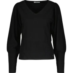 Urban Pioneers Bianca Sweater Black - Elegant strikkejakke for damer