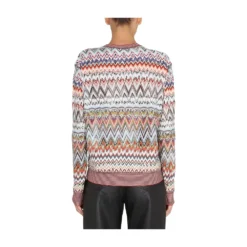 Missoni Rundhalset Genser i Beige - Elegant Strikkegenser for Kvinner -Dame-strikkegensere Salg unnamed file 649