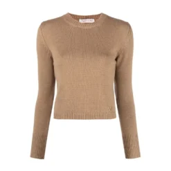 Valentino Cashmere Knit Sweater Brown - Elegant Dame Strikkegenser -Dame-strikkegensere Salg unnamed file 717