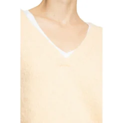 American Vintage Loose-fitting Sweater Orange - Dame/Overdeler/Strikkejakker & -gensere -Dame-strikkegensere Salg unnamed file 723