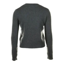 Lisa Yang Mabel Trui 2022117 Grå - Strikkejakke for Damer