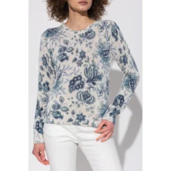 Etro Sweater med Paisley Mønster Beige - Elegant Strikkegenser for Damer -Dame-strikkegensere Salg unnamed file 757