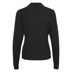 Part Two Eydna Jumper Black - Elegant strikkejakke for damer