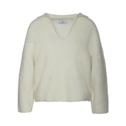 Arnie Says Brie Genser Hvit - Elegant Strikkejakke for Damer -Dame-strikkegensere Salg unnamed file 80
