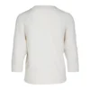 Riccovero Bubble SS Sweater White - Elegant strikkejakke for damer