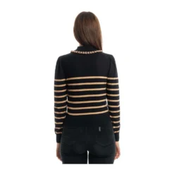 Liu Jo Rundhalset Strikkegenser i Svart - Elegant og Komfortabel -Dame-strikkegensere Salg unnamed file 833