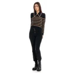 Liu Jo Rundhalset Strikkegenser i Svart - Elegant og Komfortabel -Dame-strikkegensere Salg unnamed file 834