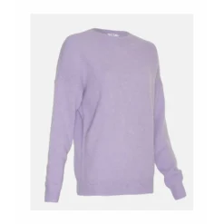 Moss Copenhagen Pullover Purple - Strikkejakke for Dame